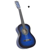 guitarra clasica para principiantes y ninos azul 34 36 vidaxl