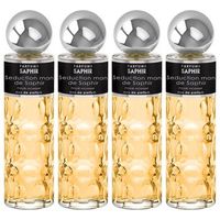 pack de 4 eau de parfum hombre saphir seduction man 200ml