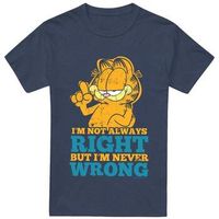 garfield tops y camisetas never wrong para mujer