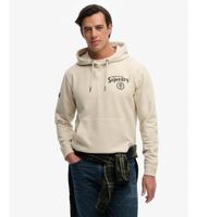 superdry para hombre m2014485a sudadera tokyo narrative loose beige xl casual algodon