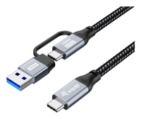 cable usb-c a usb-c 1m equip usb 32 gen 2x2 100w 20v 5a 20gbps 4k60h e-mark adapt usb-a