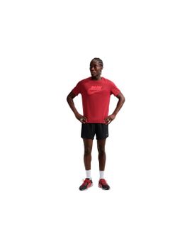 Camiseta de Running Nike Df Uv Miler Run Energy Ss Hombre Rojo
