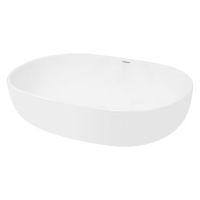 lavabo de bano lavadero o 600 x 420 mm blanco ecd germany