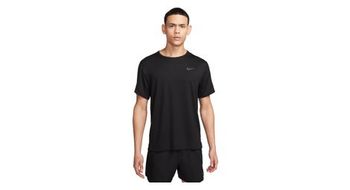Maillot de manga corta nike uv miler negro para hombre
