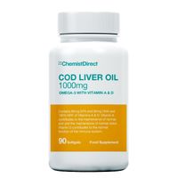 chemist direct cod liver oil 1000mg
