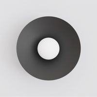 aplique de pared osum m negro opal
