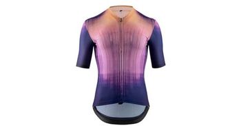 Maillot assos equipe r s11 superficie morado maillot de manga corta para hombre