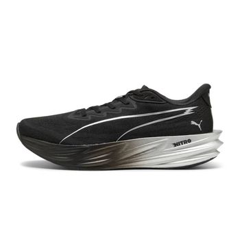Zapatillas Puma Deviate Pure NITRO Negro Plateado AW26, Talla 44 - EUR