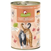 granatapet delicatessen 6 x 400 g - ternera y conejo