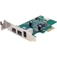 startechcom adaptador tarjeta firewire pci-express bajo perfil de 2 puertos fw 800 y 1 puerto fw 400