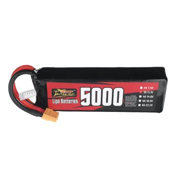 Batería ZOP Power 11.1V 5000mAh 120C 3S LiPo con conecto XT60 para dron RC