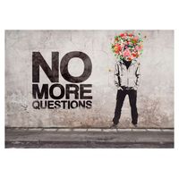 papel pintado 3d - no more questions 200x140 cm