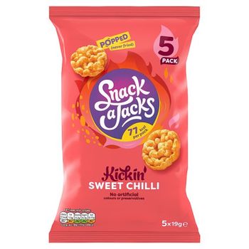 Quaker Snack A Jacks Sweet Chilli 5 Pack