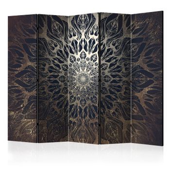 Biombo - Spider Web (brown) Ii (225x172 Cm)