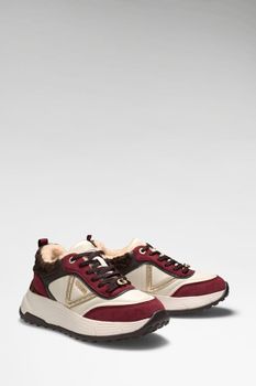 Zapatillas De Correr De Cuero Sintético Facter