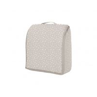 cama portatil con espuma viscoelastica 2en1 dots beige
