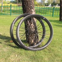 juego de ruedas de carbono para bicicleta de gravel csc uci 1150g 700c radios de carbono sin pintar 54t freno de disco 3550mm de profundidad 32mm de ancho