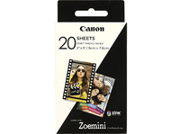 papel fotografico - canon zink zp-2030 20 unidades compatible con zoemini pv-123