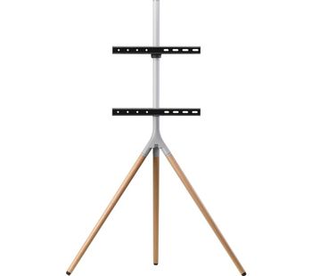 ONE FOR ALL WM 7472 420 mm TV Stand with Bracket - Oak & Silver Grey, Silver