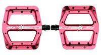 ht components talon an71 par de pedales planos rojos