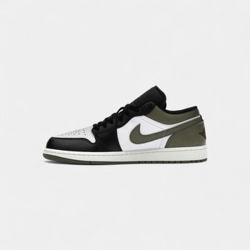 Nike Zapatillas 1 Low Black Toe Medium Olive para mujer
