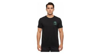 Camiseta de manga corta rubb r mountain addict negra
