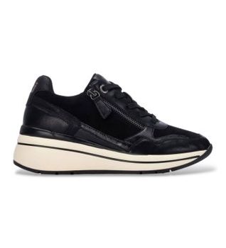 Xti para mujer. 14616903-NEGRO Zapatillas 146169 negro (41), 5 a 8cm, Cordones, Cremallera, Casual