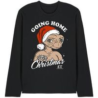 et the extra-terrestrial camiseta manga larga home for christmas para hombre