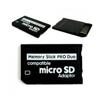 adaptador memory stick pro duo ms para psp micro sd tarjeta adaptor convertidor
