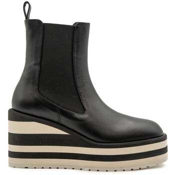 PALOMA BARCELÓ Botines LIA NAPPA BLACK para mujer