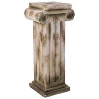 columna decorativa color piedra 28x21x60h cm