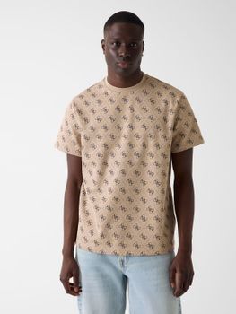 Camiseta Con Logo Jacquard