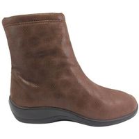 arcopedico botines botin jasper licra marron para mujer
