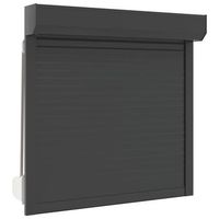 persiana enrollable manual antracita 100 x 100 cm vidaxl