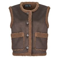vero moda chaqueta de punto vmlina short teddy para mujer