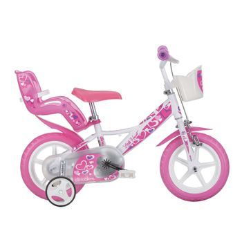 Bicicleta Niños 12 Pulgadas Hearts Blanco 3 Años
