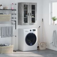 armario de pared  mueble pared gris hormigon 695x34x90 cm cfw740683