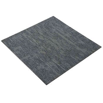 Azulejo De Alfombra Gris Cielo 50 X 50 Cm 20 Uds. Pp Y Betún Vidaxl