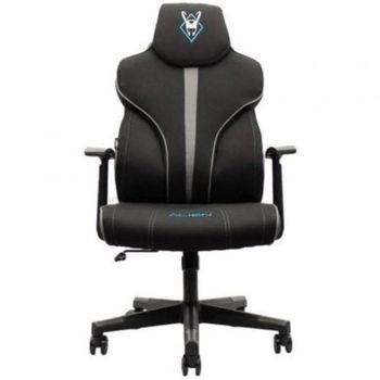 Silla Gaming Woxter Stinger Station Alien Titanium Tela Transpirable Altura Ajustable Gris Titanio