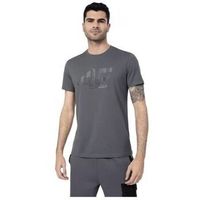 4f camiseta ss23ttshm309szary para hombre