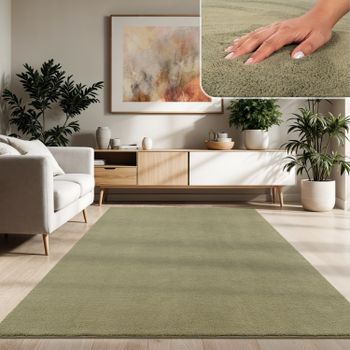 Alfombra Calissa verde claro 120x160 cm