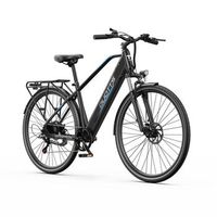 bicicleta electrica duotts c29 lite motor 36v250w bateria 36v13ah ruedas  frenos fiables color azul negro