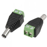 goobay conector dc macho 55x21mm negro