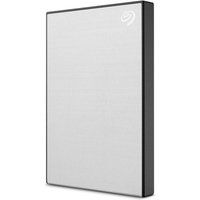 seagate backup plus slim portable hard drive - 1 tb silver silver