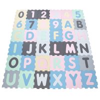 alfombra puzzle viva multicolor 32x32 cm x 36 piezas
