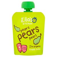 ellas kitchen 4 months pears pears pears