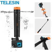 telesin-barra de flotabilidad para buceo palo de selfie subacuatico extensible tripode para gopro insta360 dji osmo accesorios de camara de accion