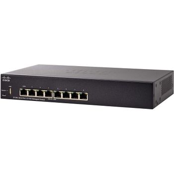Cisco SF350-08 Switch de Red 8 Puertos 10/100 Managed Switch