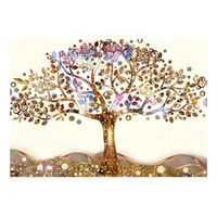 papel pintado 3d - el arbol de oro 400x280 cm