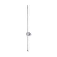 lampara de pared sword-13485 gris metal 91 cmx10x 7 cm